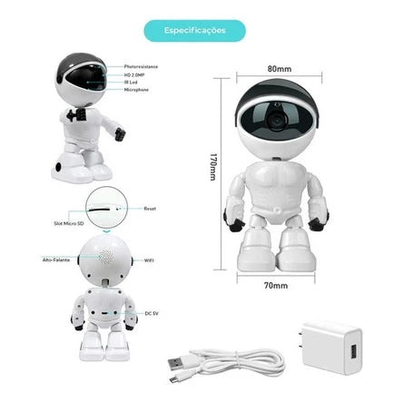 Camera Ip Full Hd 1080p Inteligente Rastremento Automatico it-blue