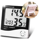 relogio Termo Higrômetro Medidor Temperatura Umidade Relógio Digital