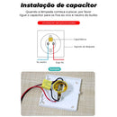 ROVF Interruptor De Parede Com Claro Touch Sem Neutro 1-2-3Gang 110V-220V