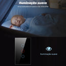 ROVF Interruptor De Parede Com Claro Touch Sem Neutro 1-2-3Gang 110V-220V