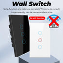 ROVF Interruptor De Parede Com Claro Touch Sem Neutro 1-2-3Gang 110V-220V