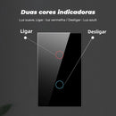 ROVF Interruptor De Parede Com Claro Touch Sem Neutro 1-2-3Gang 110V-220V