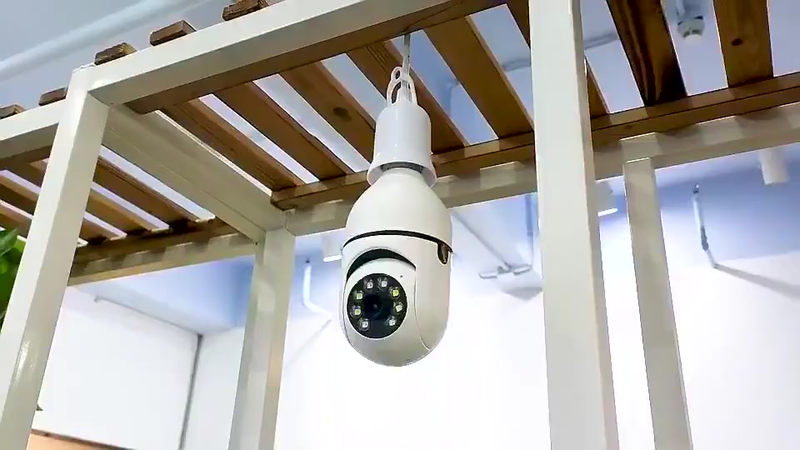 Kit Câmera Segurança Prova D'água Infravermelho Lâmpada Sem Fio