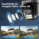 Câmera De Segurança WiFi YOOSE Externa Lente Dupla Com Sirene Full Hd Wifi Visão Noturna App YOOSE