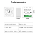 Módulo Interruptor Inteligente Tuya WiFi, Suporta Controle 1 canal, 100-240V, Funciona com Alexa, Google Home